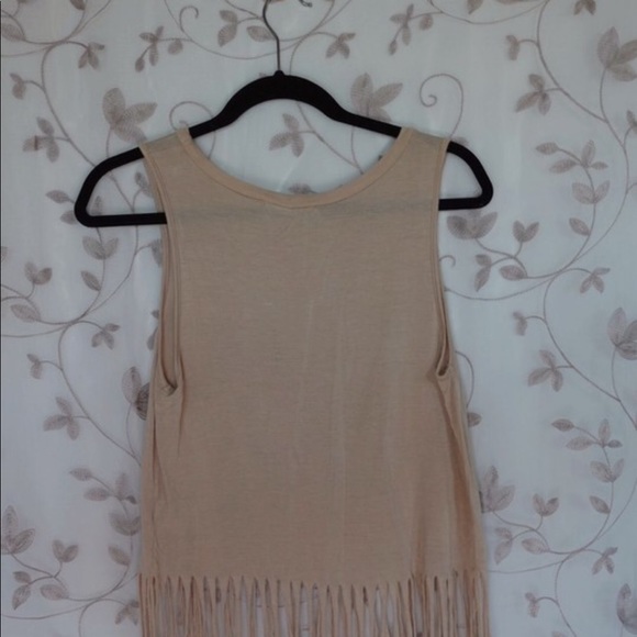 Papaya Fringe Tank Top - Picture 2 of 2